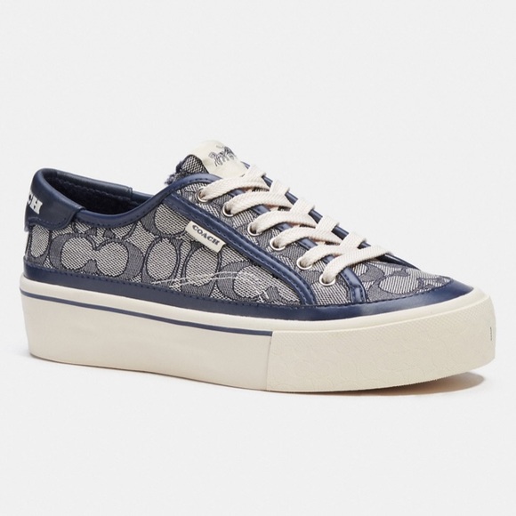 Coach City Platform sneaker with fleece lining